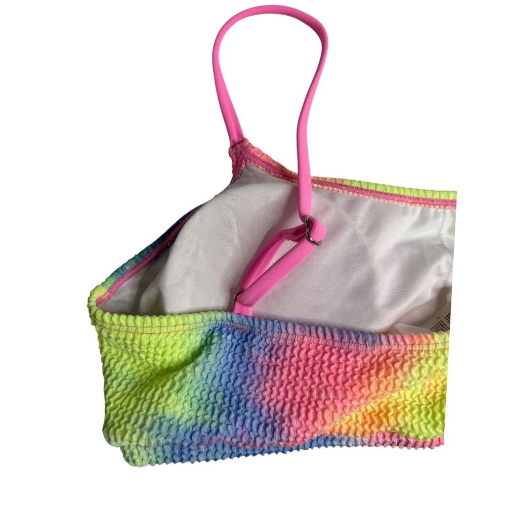 Cupshe NWT Tie-Dye Wash Textured Scoop Neck Top & High Waist Bikini Set Size M - Picture 10 of 12